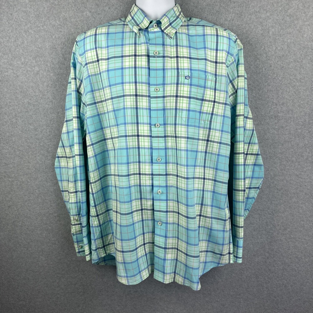 Southern Tide Men's Long Sleeve Button‎ Down Shirt Size Medium